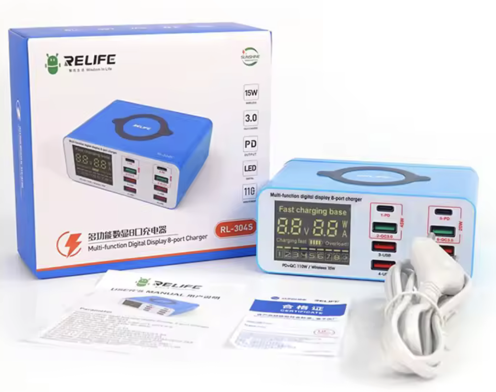 工具 RELIFE RL-304S多機能USB充電器