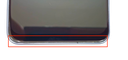 OPPO Reno7A フロントパネル 黒 海外版