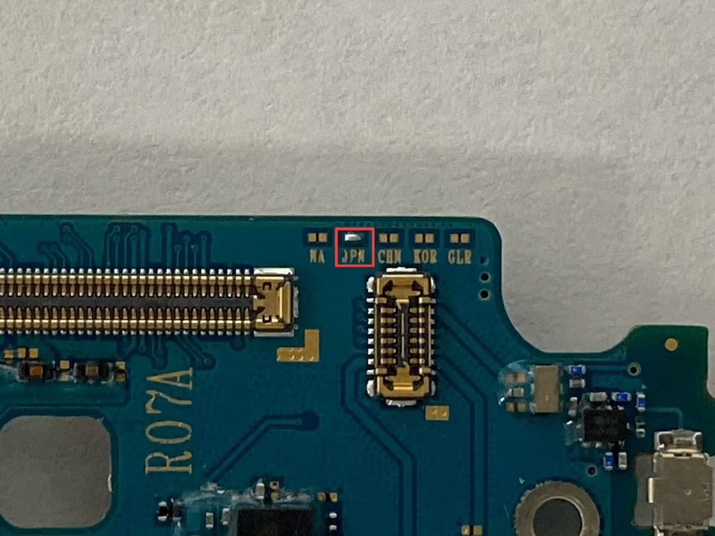 Galaxy S22 5G ドックコネクター 基盤付き