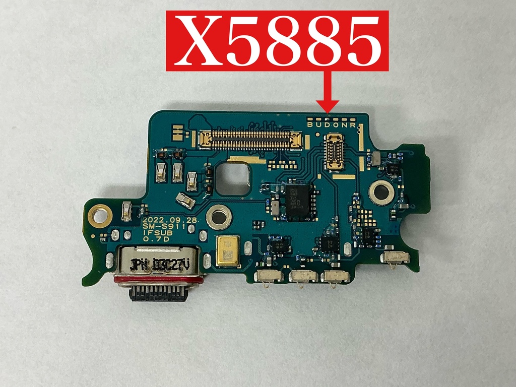 Galaxy S23 （SCG19｜SC-51D｜SM-S911J｜SM-S911D｜SM-S911C） ドックコネクター 基盤付き