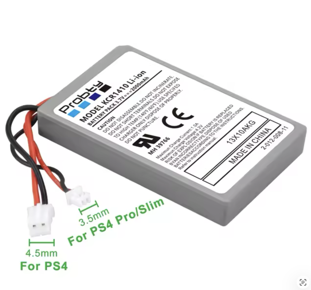 PS4Slim｜Pro｜PS4ワイヤレスコントローラー バッテリー