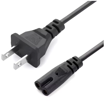 （取り寄せ品 ）AC電源ケーブル（2ピン・メガネ型）