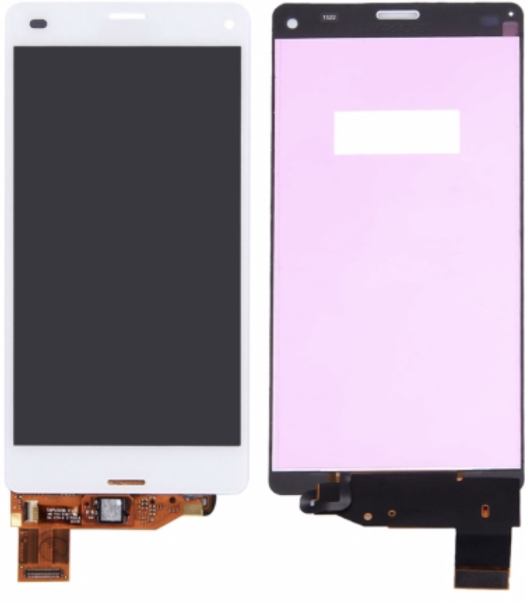 （取り寄せ品）Xperia Z3 Compact フロントパネル 白｜再生品