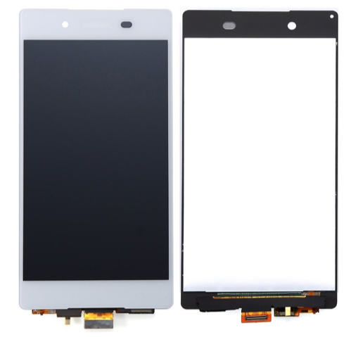 （取り寄せ品）Xperia Z4 フロントパネル 白｜再生品