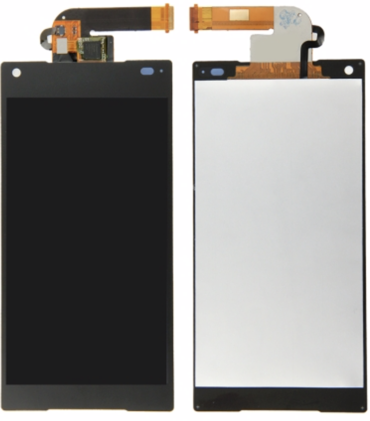 （取り寄せ品）Xperia Z5 Compact フロントパネル 黒｜再生品