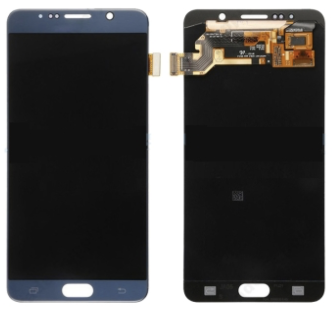 Galaxy Note5 フロントパネル 黒 ｜OLED再生品