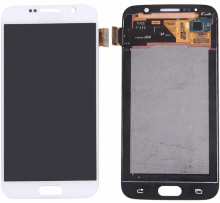 （取り寄せ品）Galaxy S6 フロントパネル 白 ｜OLED再生品