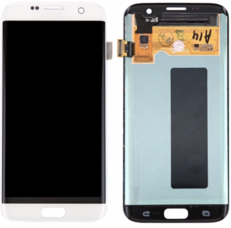 （取り寄せ品） Galaxy S7edge フロントパネル 白 ｜OLED再生品