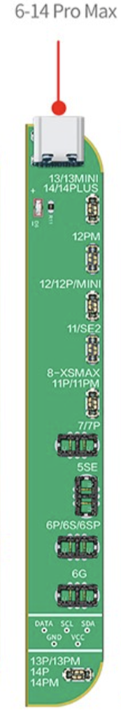 JCID V1SE 移植機 バッテリー 6G〜14ProMax(基盤のみ)