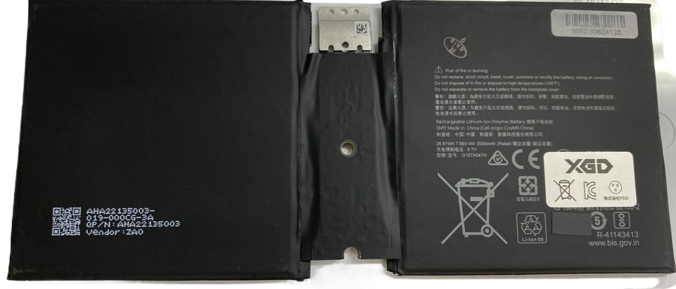 Surface Go 2｜3 バッテリー