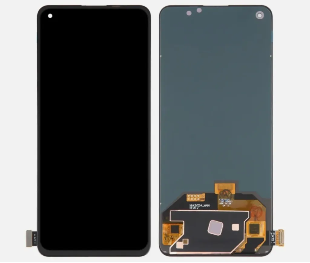 （取り寄せ品）OPPO Reno5｜Reno6｜Find X3 Lite｜Realme Q3 Pro フロントパネル 黒｜純正組立品