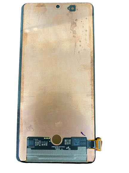 （取り寄せ品 ）Galaxy A71 4G フロントパネル 黒 SM-A715用｜OLED再生品