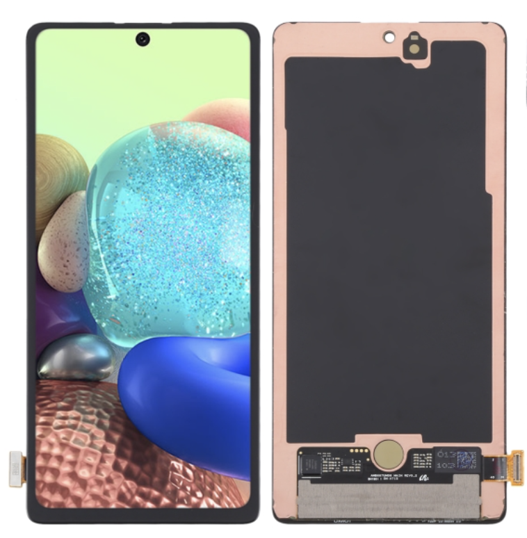 Galaxy A71 5G フロントパネル 黒 ｜OLED再生品