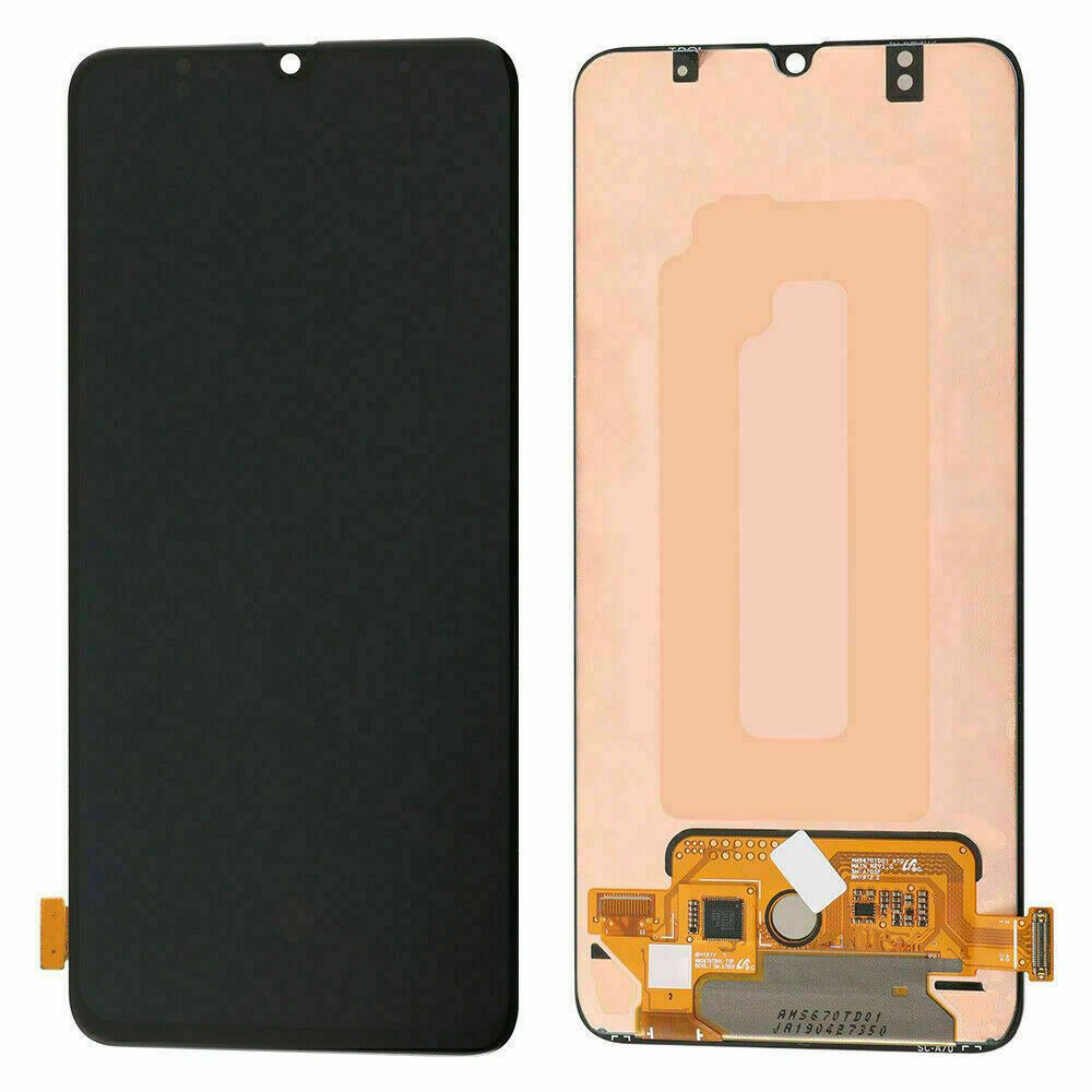 （取り寄せ品）Galaxy A70 フロントパネル 黒  SM-A705F ｜OLED再生品