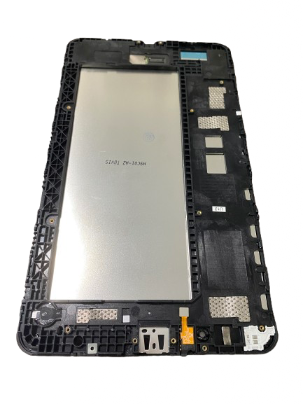 [X4140液晶｜LCD] LG G Pad 8.0 Ⅲ LGT02 フロントパネル 黒 枠付き｜再生品