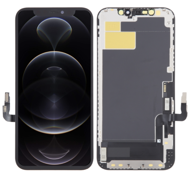 iPhone 12｜12Pro フロントパネル 黒｜互換品 LCD FHD JK製