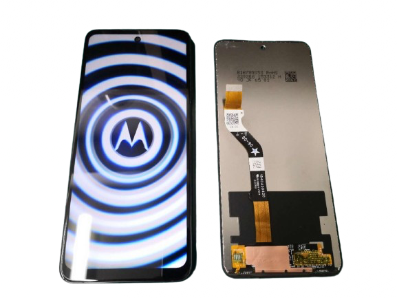 （取り寄せ品） Motorola Moto G52j 5G フロントパネル 黒 海外版｜再生品