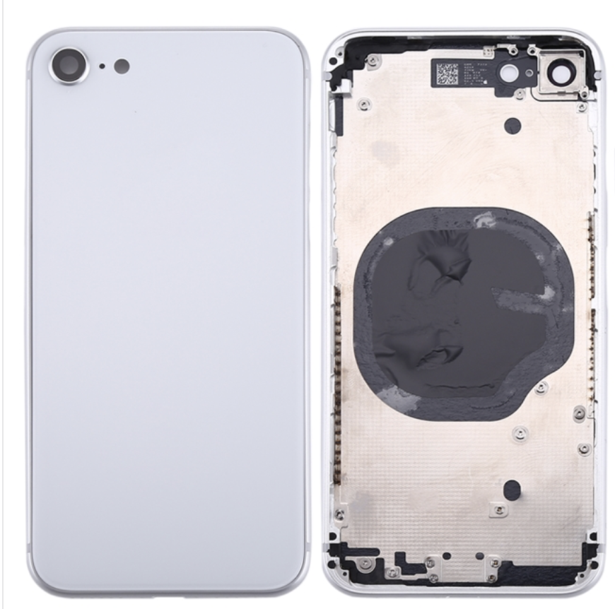 （取り寄せ品 ）iPhone 8G バックガラス（フレーム一体型） 白｜取り外し品