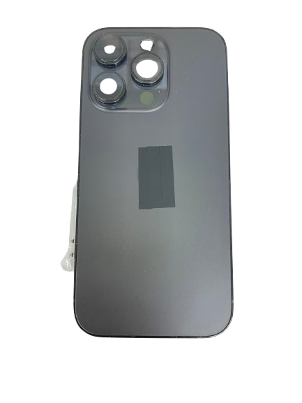 [ X4256背面パネル｜バッテリーカバー｜バックカバー] （取り寄せ品） iPhone 14Pro バックガラス（フレーム一体型）  黒｜取り外し品