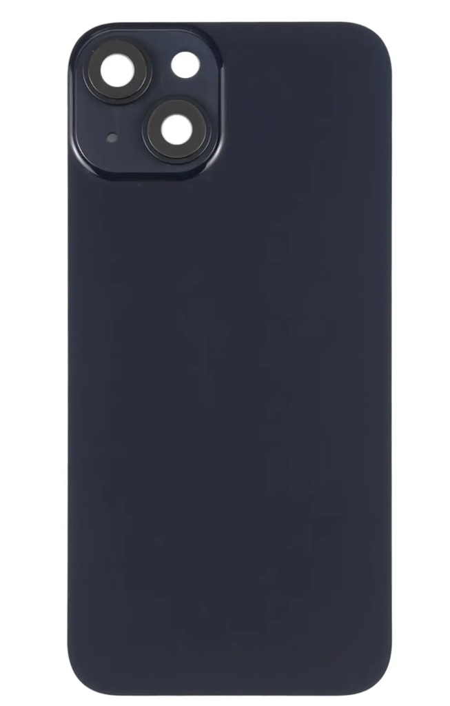 iPhone 14 Plus バックガラス(フレーム一体型) 純正取外品 黒