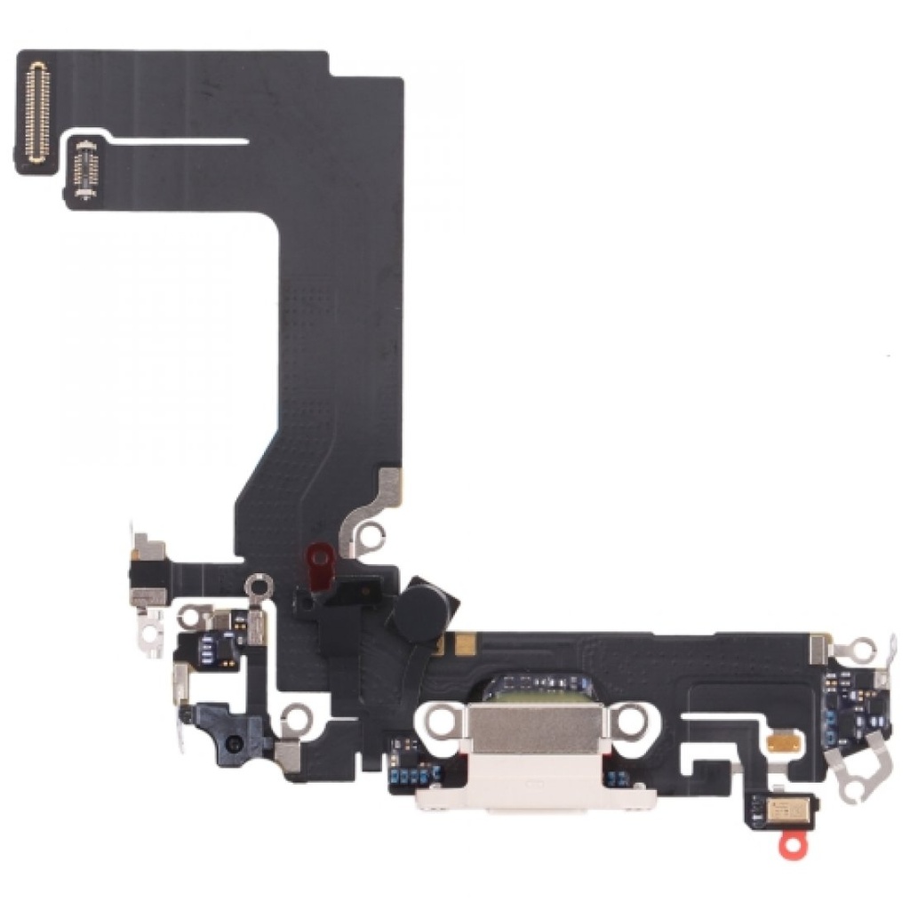 [X2371ライトニングコネクター｜充電ポート] iPhone 13mini ドックコネクター 白  取り外し品