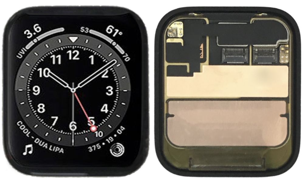 Apple Watch Series 6・40mm フロントパネル 黒｜取り外し品