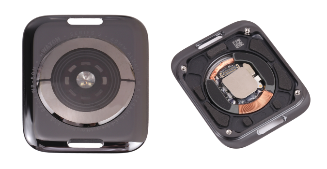 [X4396バッテリーカバー] Apple Watch Series 5・40mm バックシェル 黒 GPS