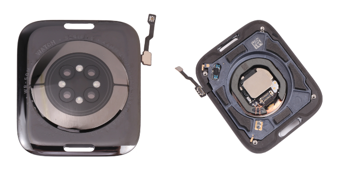 Apple Watch Series 6・44mm バックシェル 黒 4G