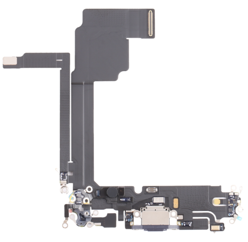 [X4440ライトニングコネクタ｜充電ポート] iPhone 15Pro Max ドックコネクター 青  取り外し品