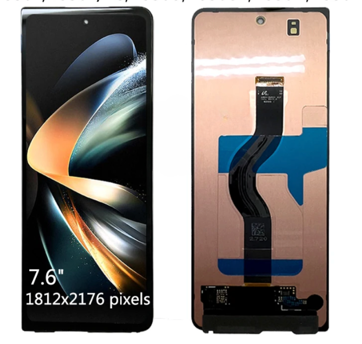 （取り寄せ品 ）Galaxy Z Fold4 フロントパネル（小） ｜OLED再生品