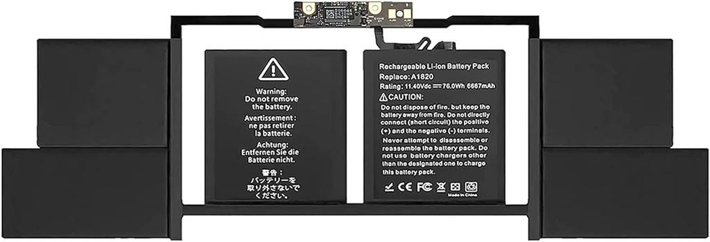 MacBook Pro 15" Retina （A1707 Late 2016-2017） バッテリー A1820