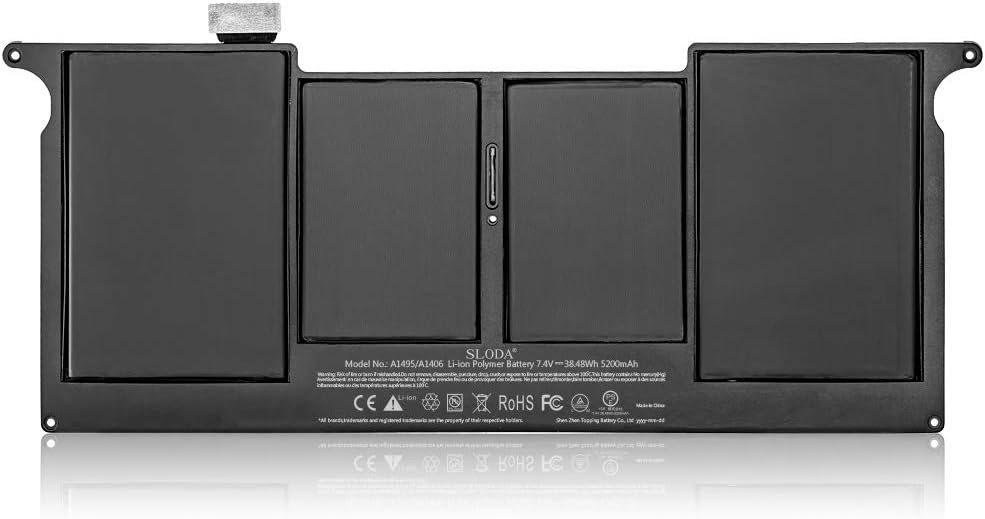 MacBook Air 11"（A1370 Mid 2011｜A1465 Mid 2012-Early 2015）バッテリー A1495