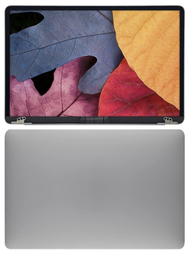 （取り寄せ品 ）MacBook Retina 12 inch A1534 （2015-2017） 液晶 一体型（枠付） グレー ｜純正組立品