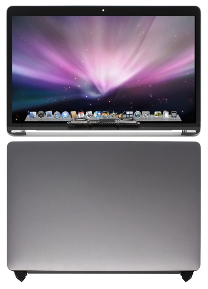 （取り寄せ品）MacBook Pro 15.4 inch A1707 （2016-2017） 液晶 一体型（枠付）  グレー ｜純正組立品