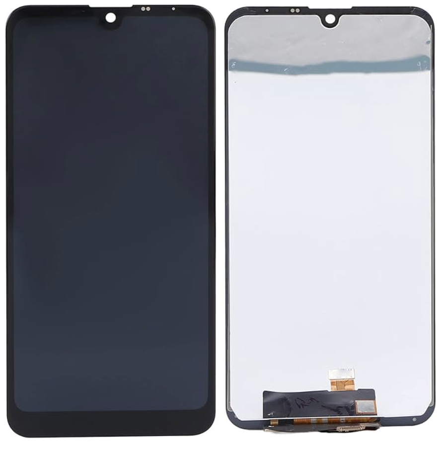 （取り寄せ品）LG K50 フロントパネル 黒｜再生品