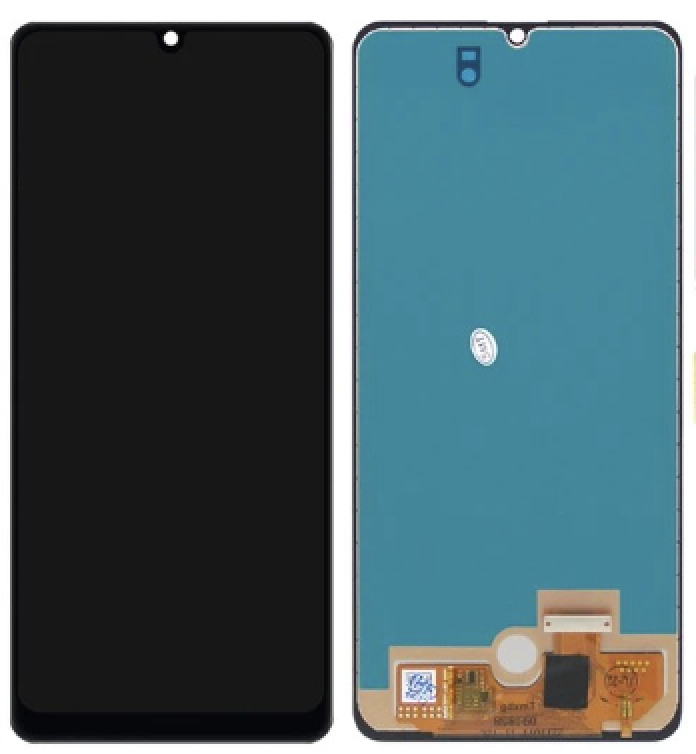 （取り寄せ品 ）Galaxy A31 フロントパネル 黒 ｜OLED再生品