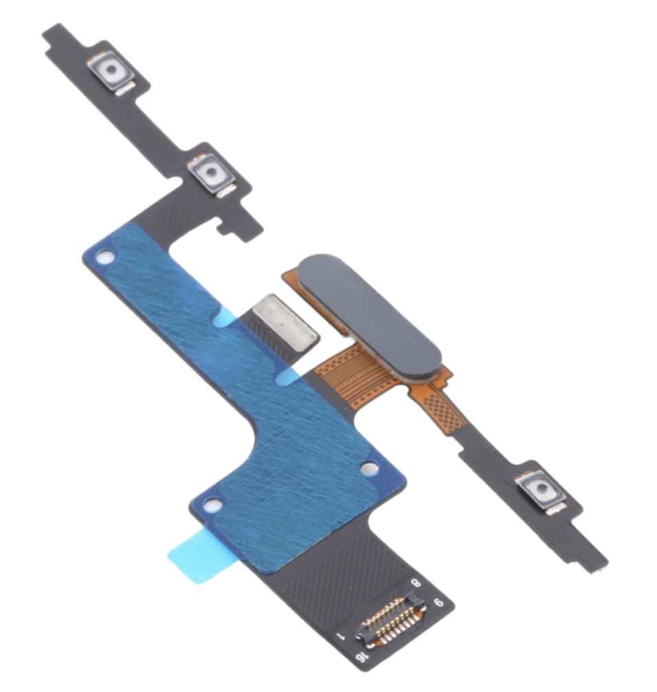 （取り寄せ品 ）Xperia 10 Plus｜ XA3 Ultra 電源｜音量｜指紋ボタンケーブル 黒