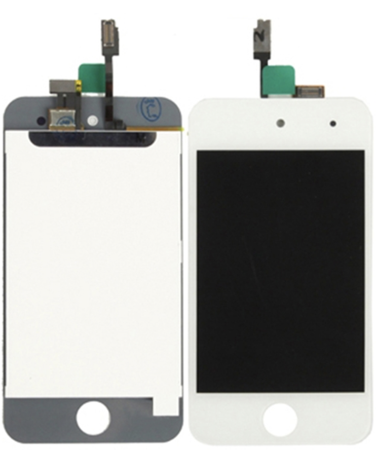 （取り寄せ品）iPod touch 4th フロントパネル 白｜再生品