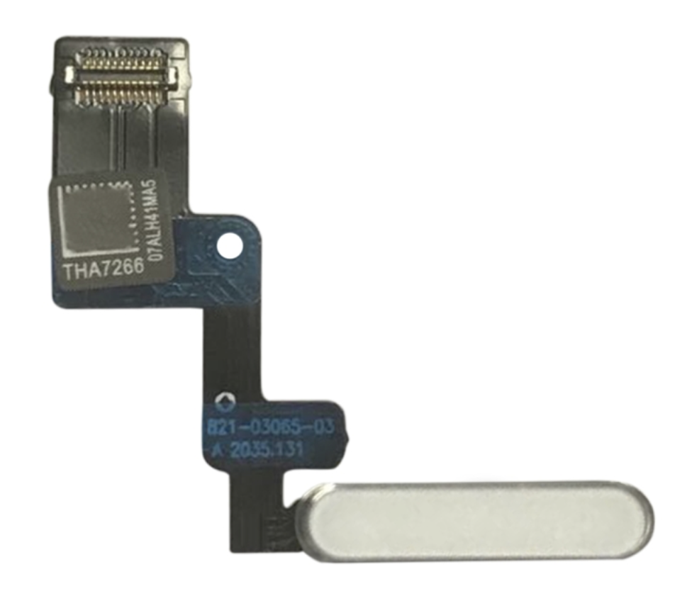 iPad Air4 電源｜指紋ボタンケーブル 銀