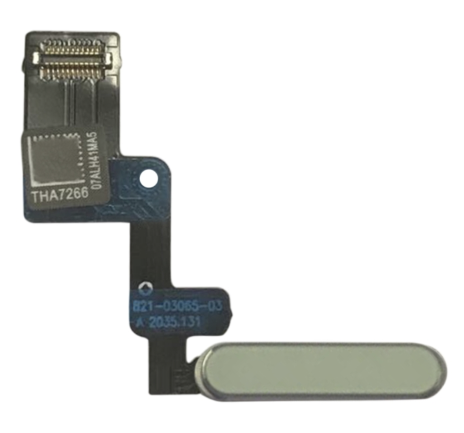 iPad Air4 電源｜指紋ボタンケーブル 緑