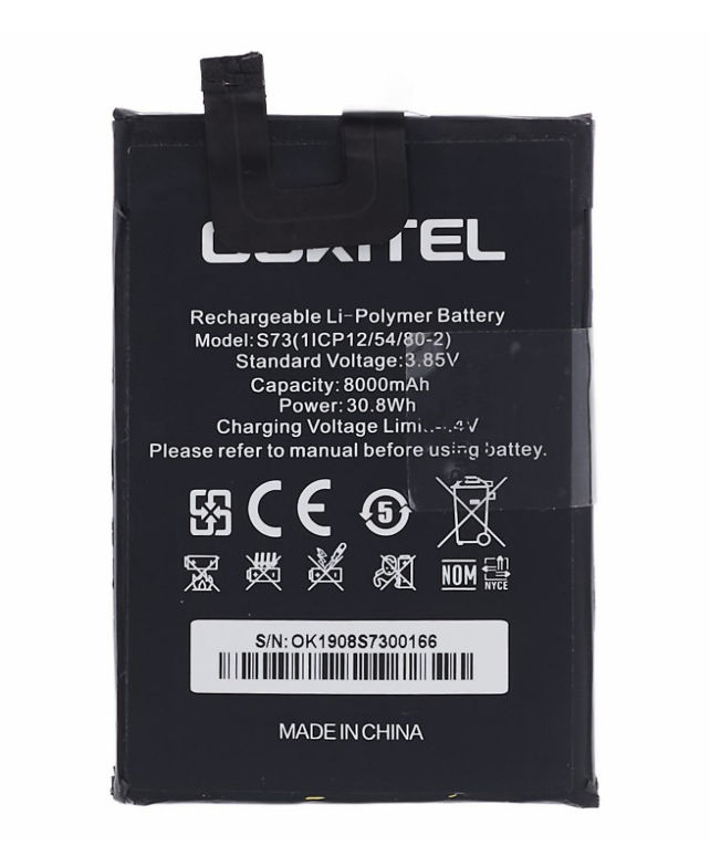 （取り寄せ品）OUKITEL  WP5 バッテリー