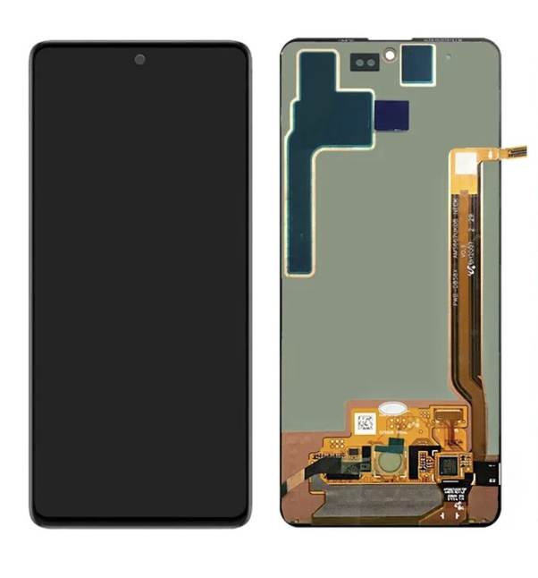 （取り寄せ品 ）Galaxy Note10 Lite フロントパネル 黒 ｜OLED再生品