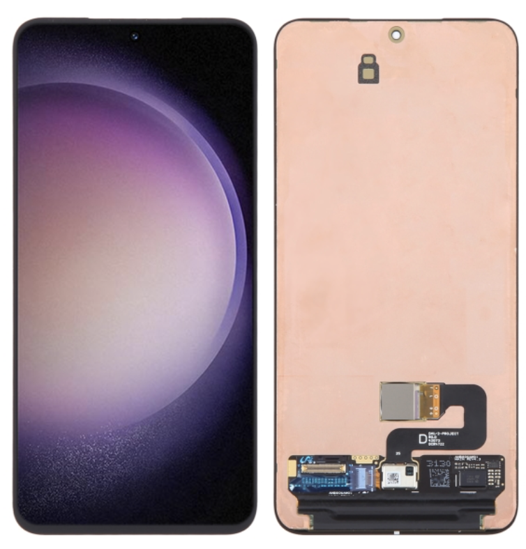 Galaxy S23 フロントパネル 黒 ｜OLED再生品