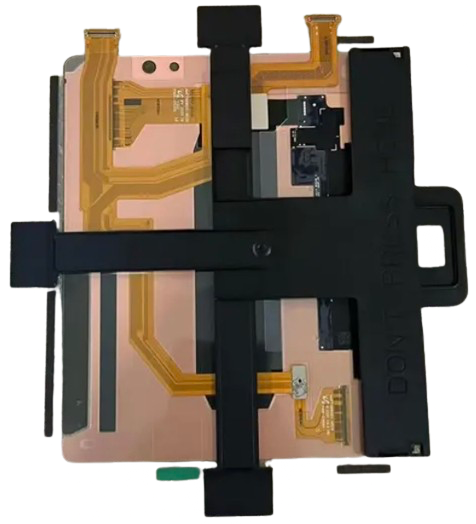 （取り寄せ品 ）Galaxy Z Fold4 フロントパネル（大） ｜OLED再生品 黒