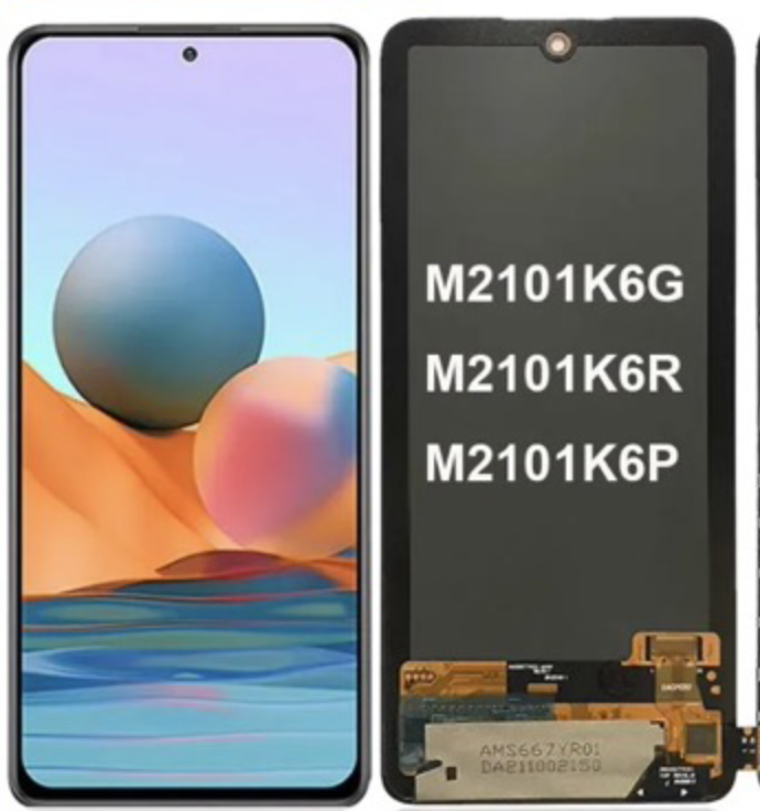 （取り寄せ品）Xiaomi Redmi Note 10 Pro 4G｜Redmi Note 10 Pro Max 4G フロントパネル｜再生品