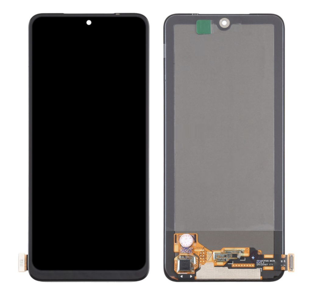 （取り寄せ品 ）Xiaomi Redmi Note 12 4G&5G｜Poco X5フロントパネル 黒 ｜OLED純正組立品