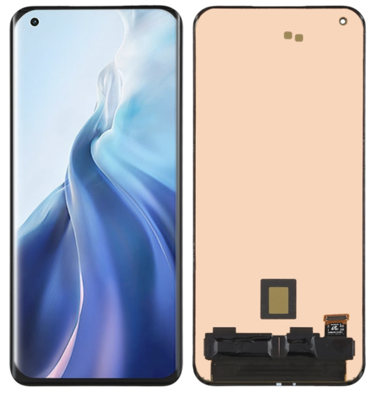 Xiaomi Mi 11 フロントパネル 黒 ｜OLED再生品