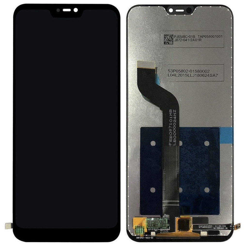 （取り寄せ品 ）Xiaomi Redmi 6 Pro｜Mi A2 Lite フロントパネル 黒｜再生品