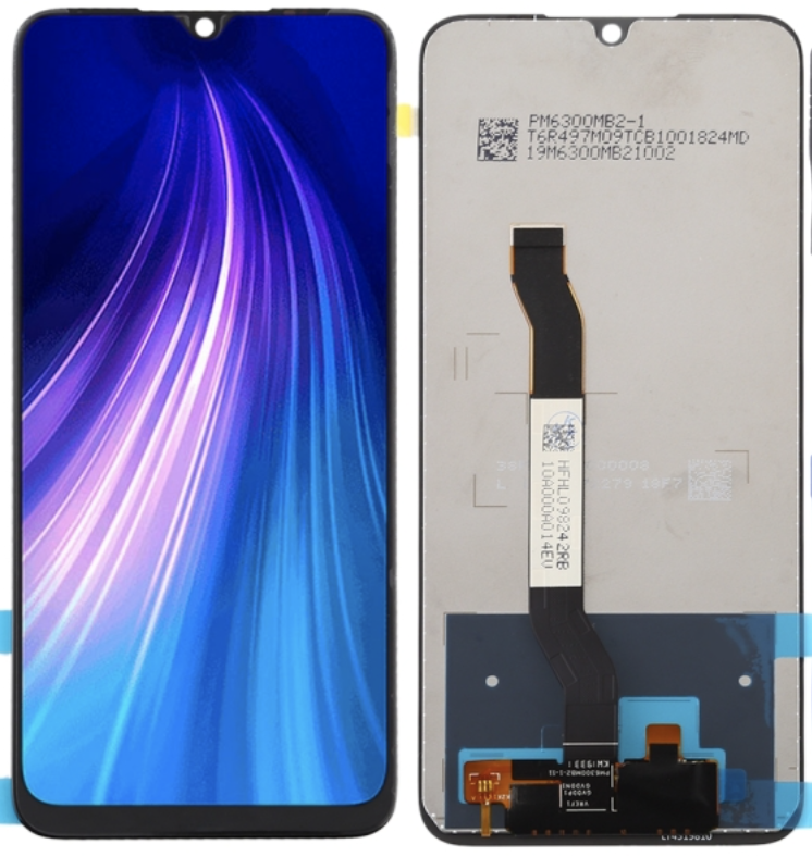 Xiaomi Redmi Note 8T フロントパネル 黒｜再生品