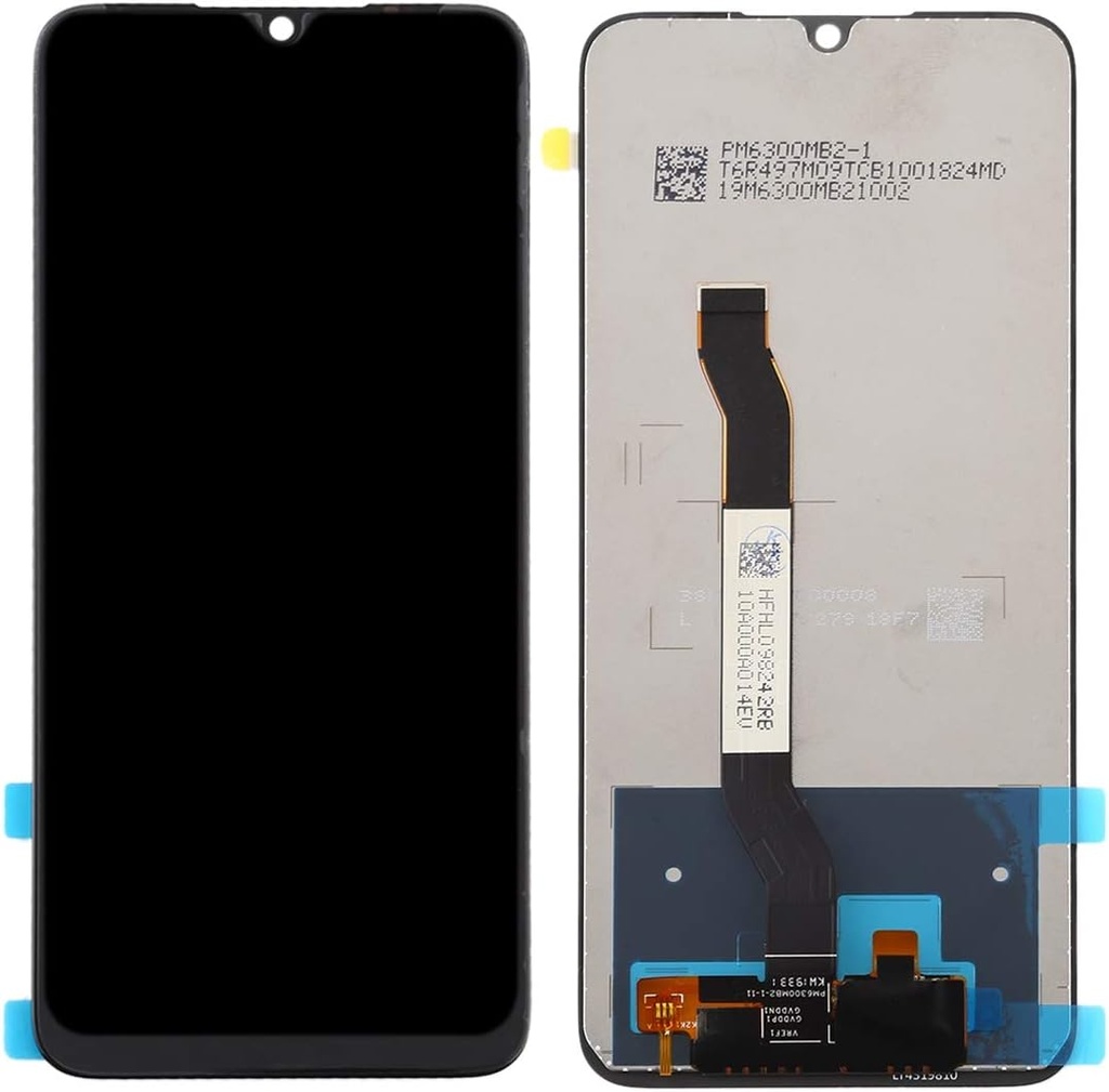 （取り寄せ品）Xiaomi Redmi Note 8 フロントパネル 黒｜再生品